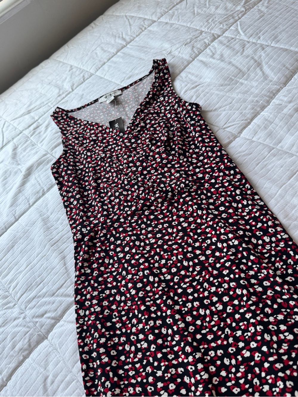 White House Black Market black polka dot dress size 0 - Picture 4 of 10